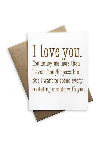 I Love You Greeting Card
