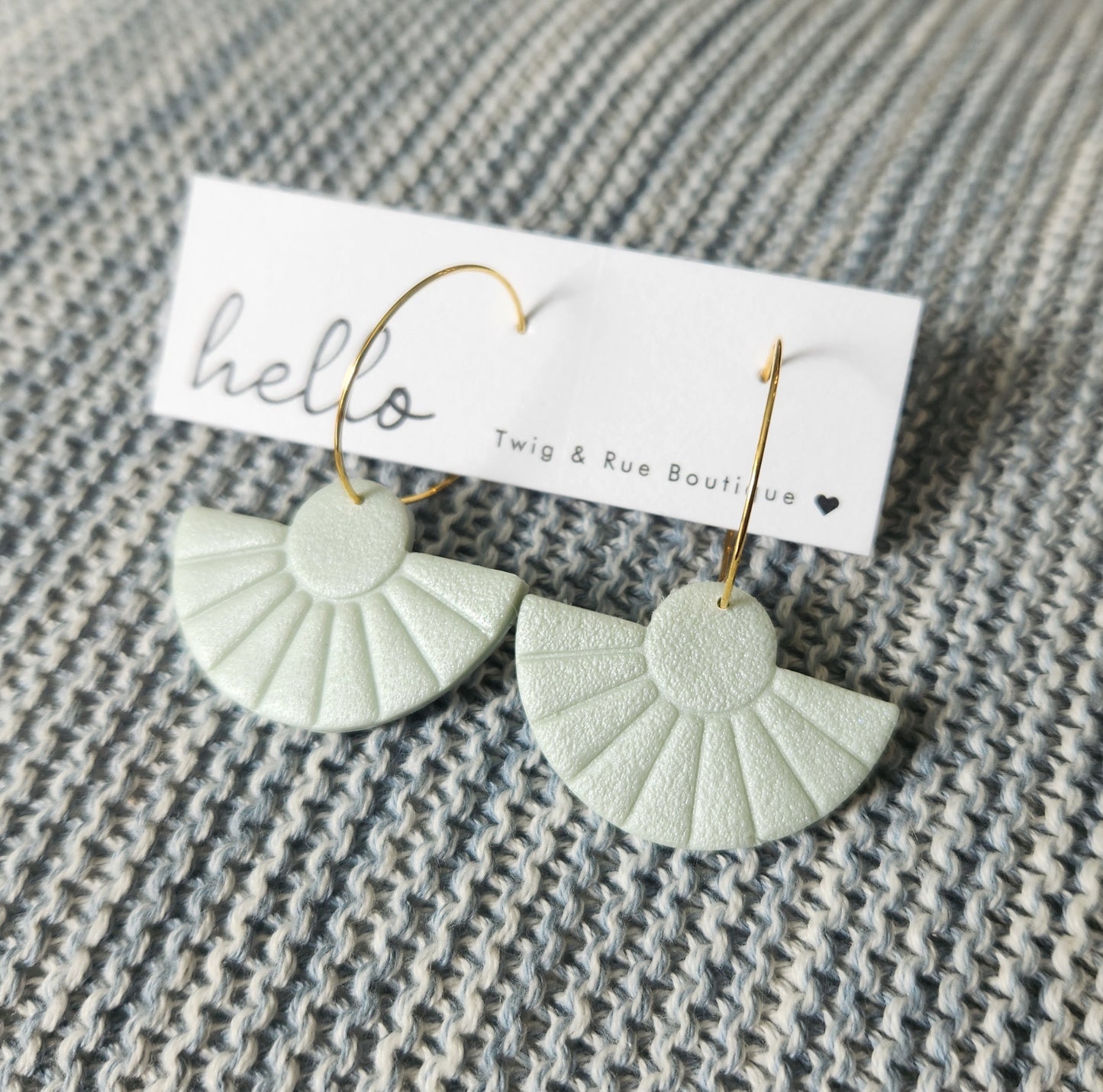 Waverly| Clay hoops