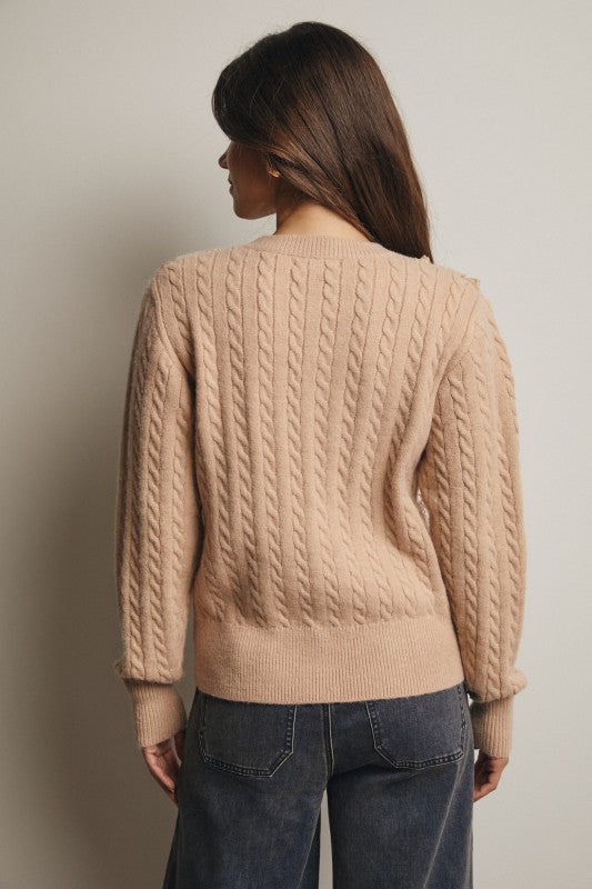 Lace Trim Pullover