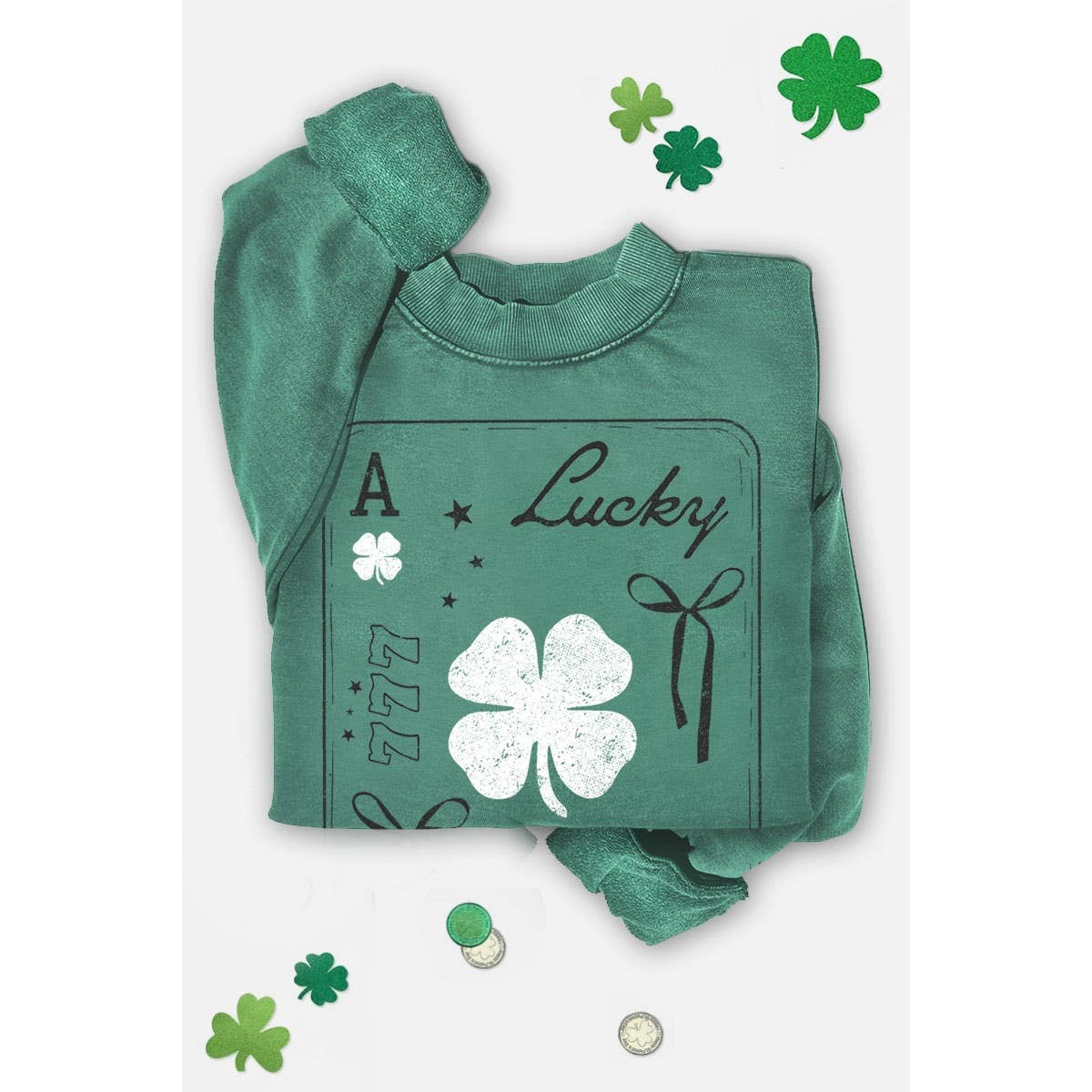 LUCKY GRAPHIC SWEATSHIRTS