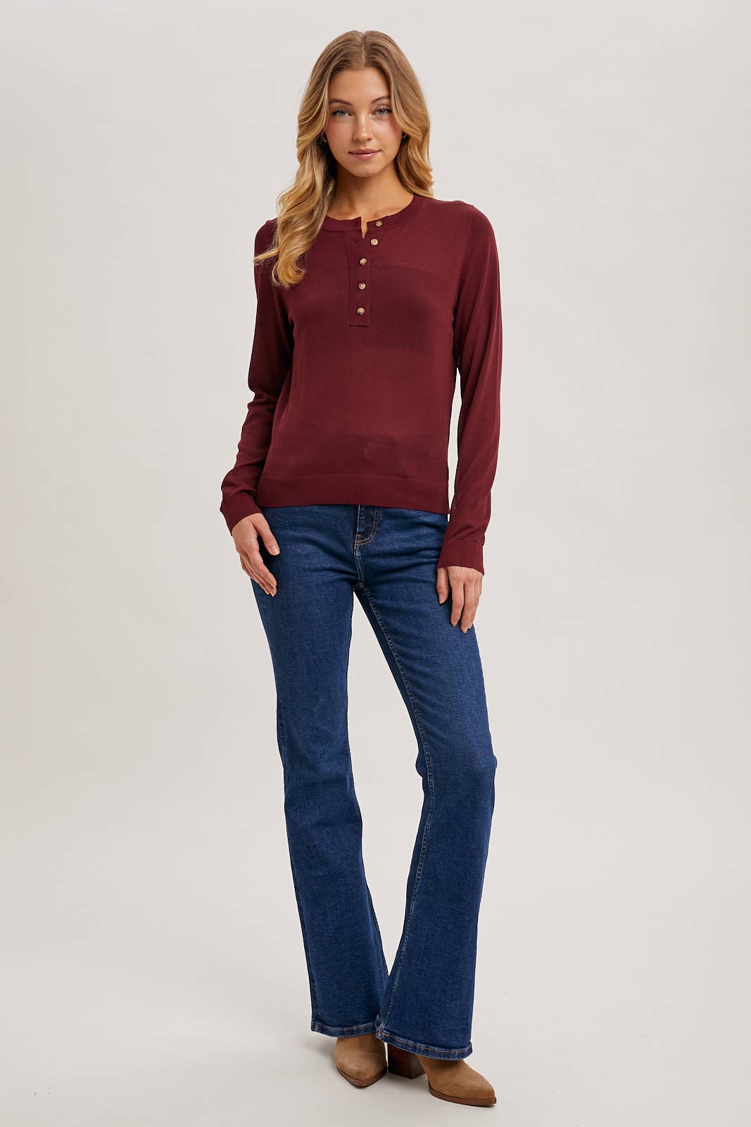 Henley knit
