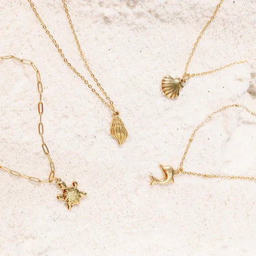 18K PVD Gold Nautical Charms