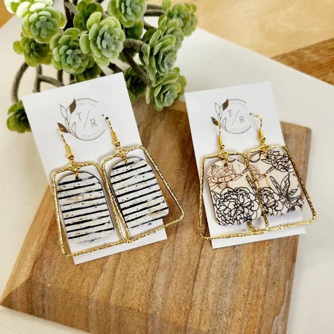 Chloe| Black & White collection, leather and gold statement