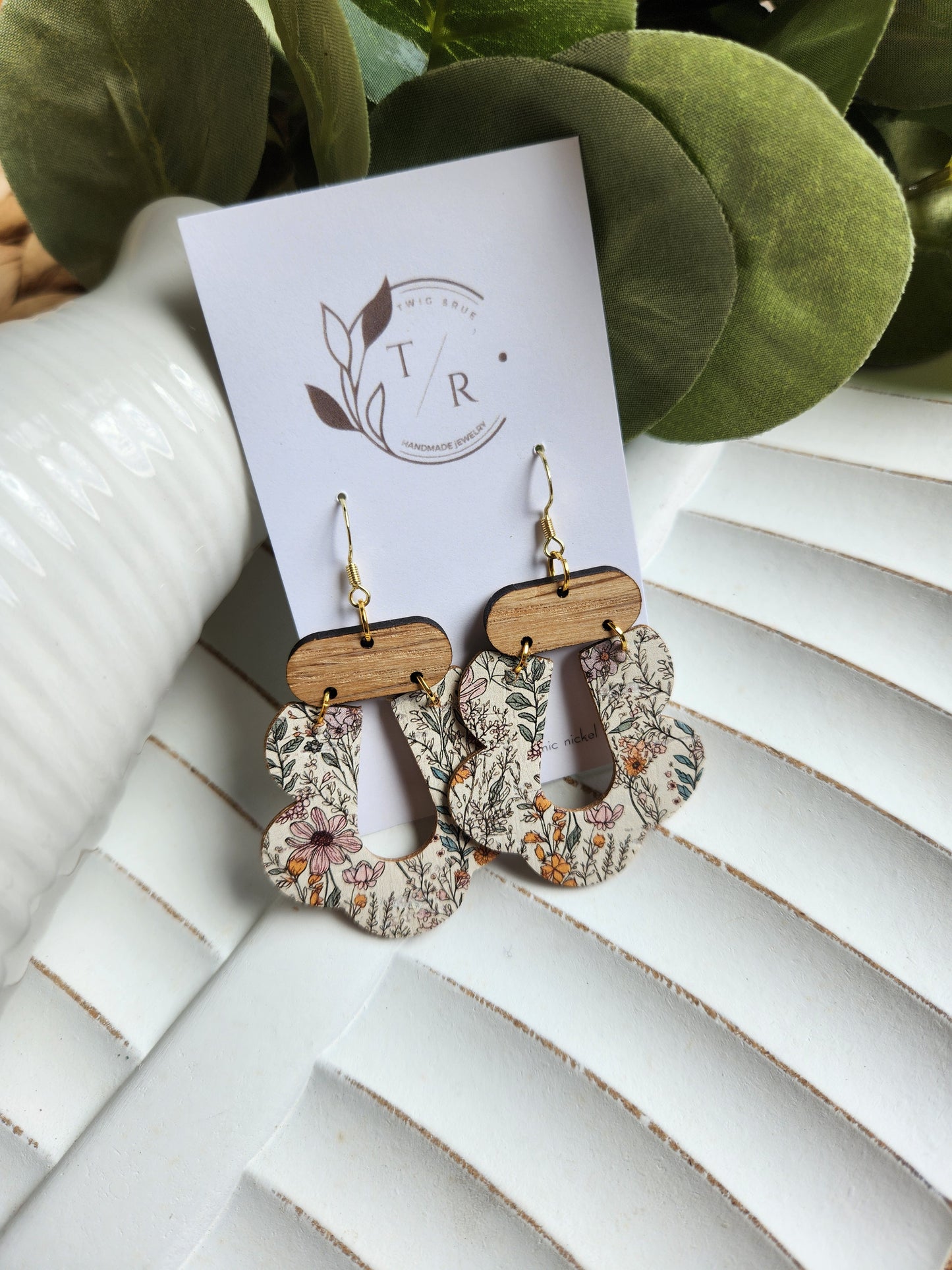 James| Statement Leather Dangles