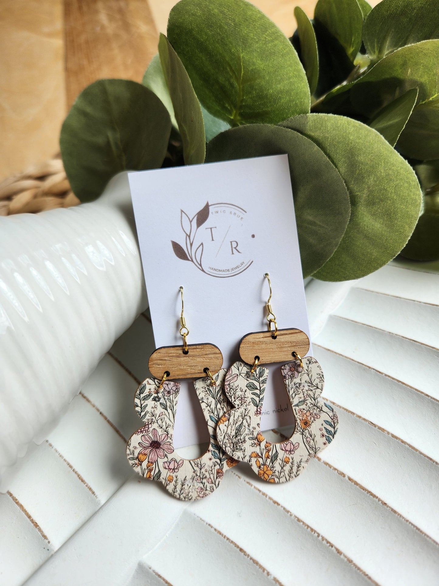 James| Statement Leather Dangles
