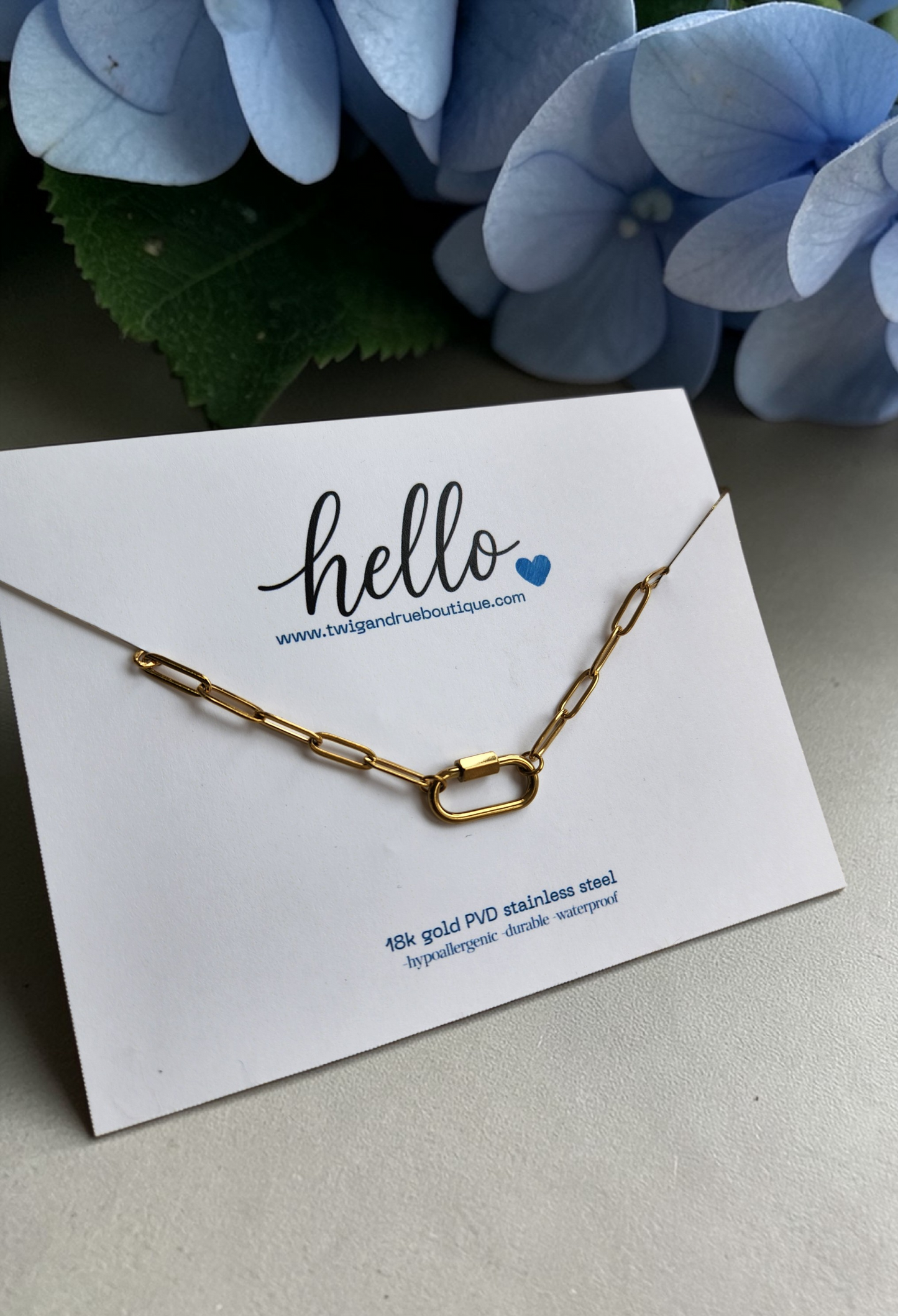 Golden Garden 18k gold PVD stainless steel charm collection