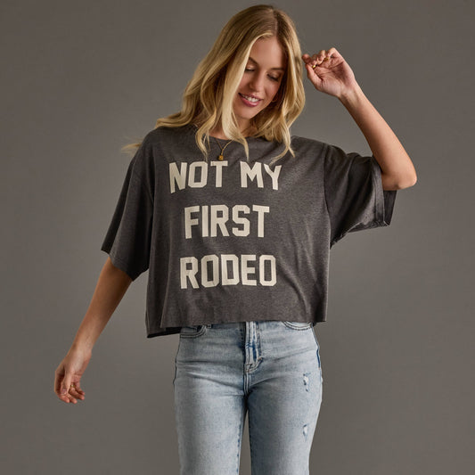 Not My First Rodeo Cropped Tee