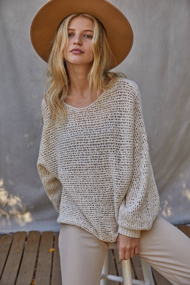 Jade Crochet Sweater