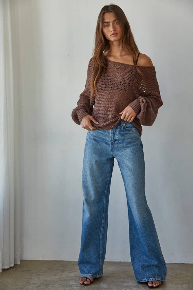 Jade Crochet Sweater