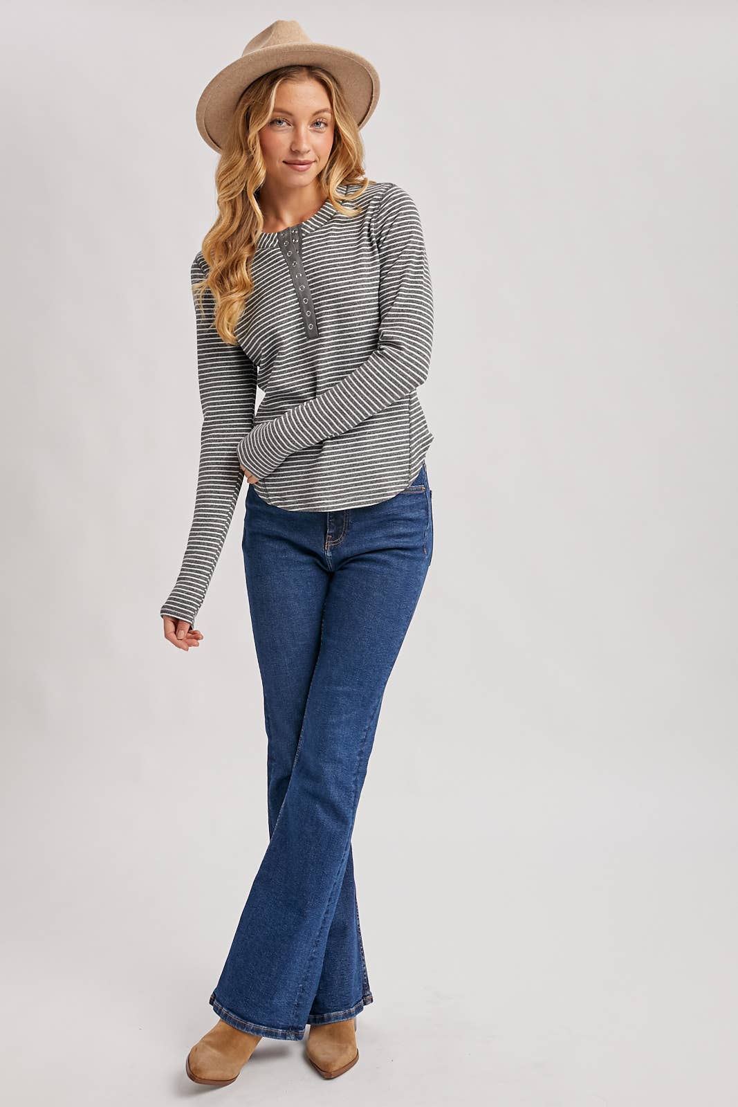 Extra Warm Striped Henley