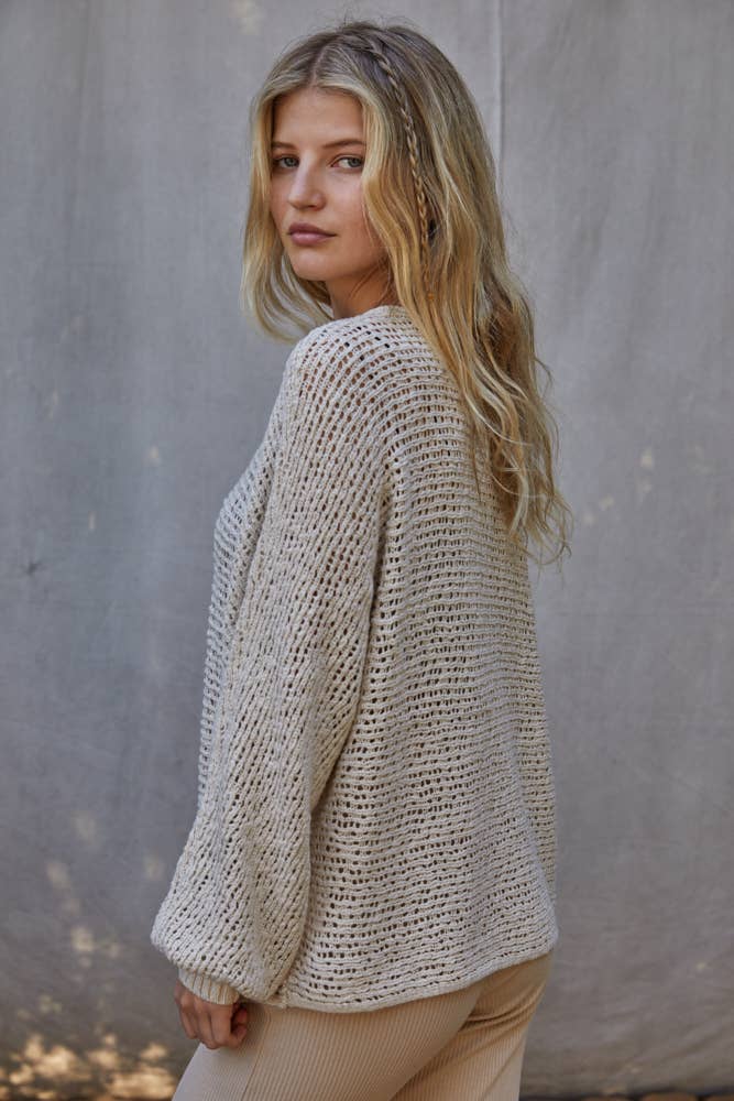 Jade Crochet Sweater