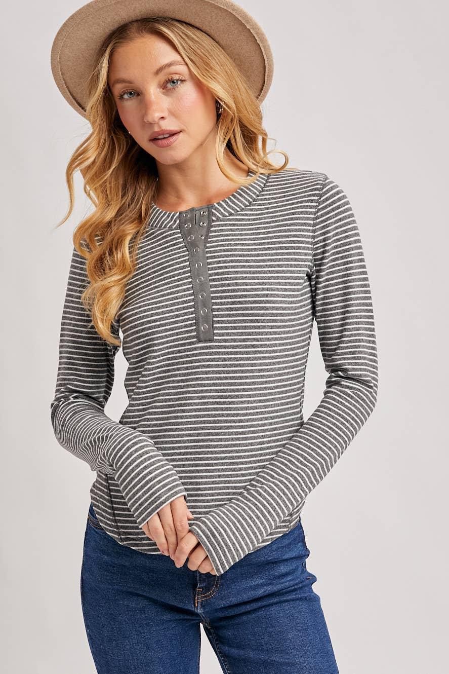 Extra Warm Striped Henley