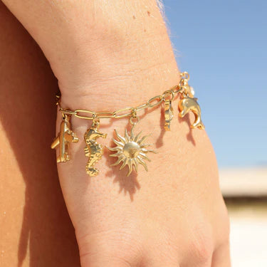 18K Gold PVD Vacation Charms